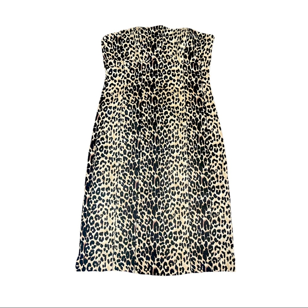 Forever 21 Cheetah Strapless Dress - Picture 1 of 2
